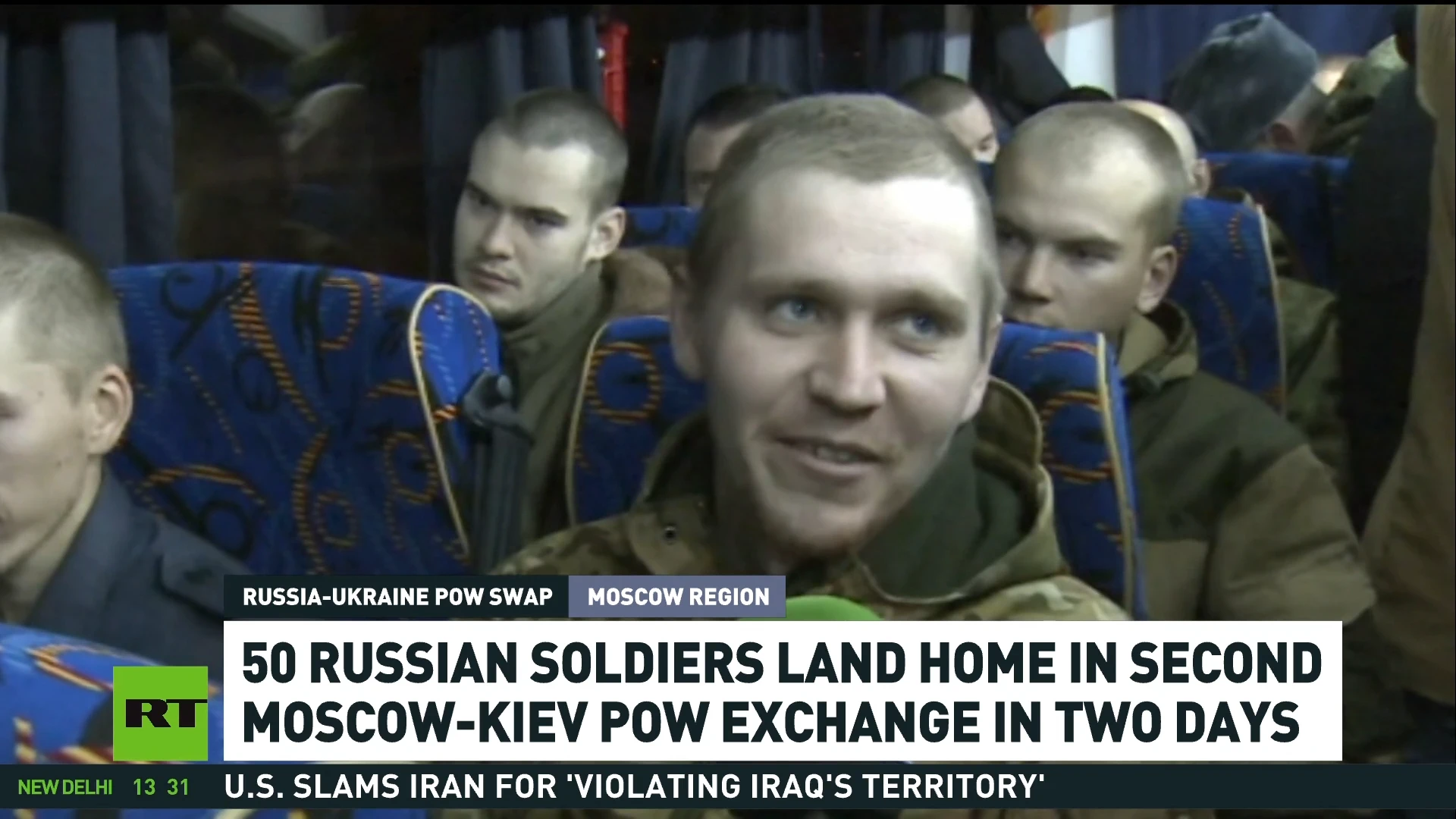 50 Russian POWs come home in Moscow-Kiev exchange