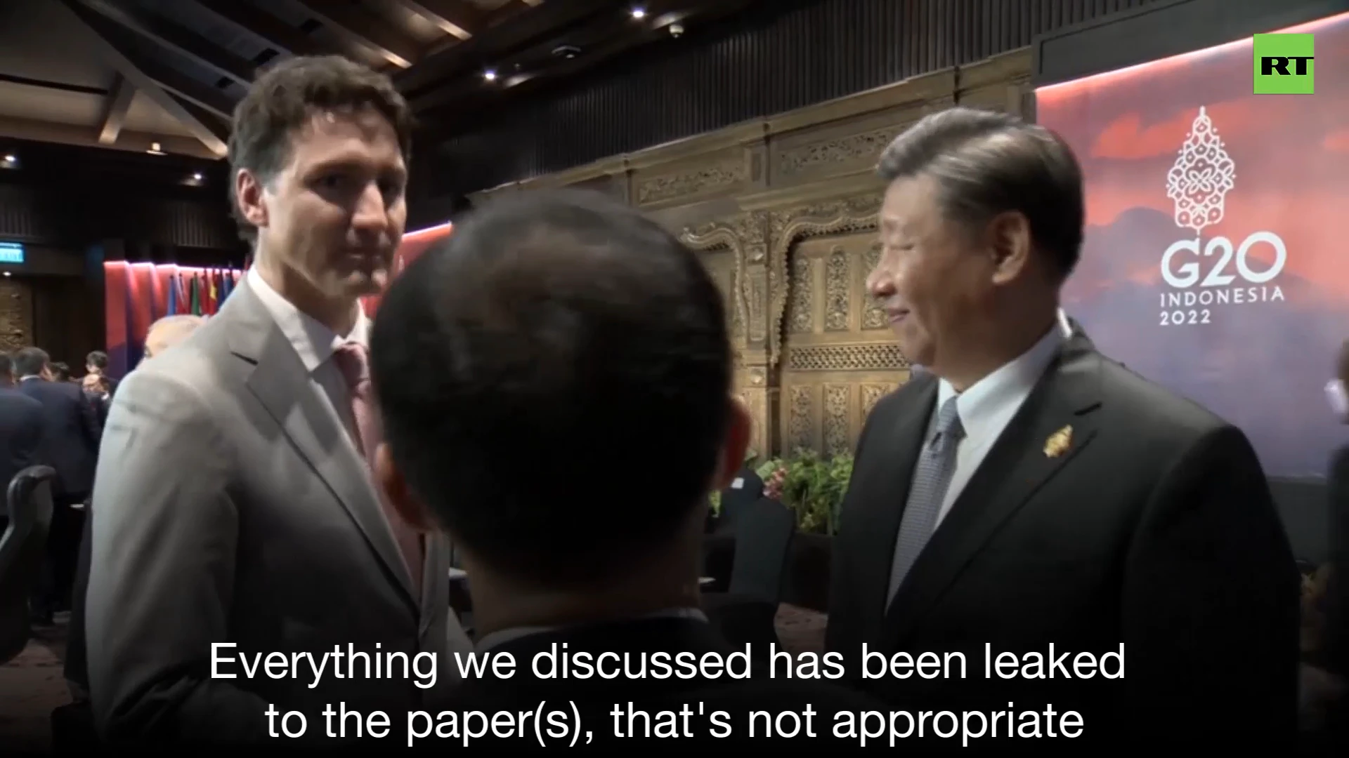 Trudeau receives a schoolboy scolding from Xi Jinping