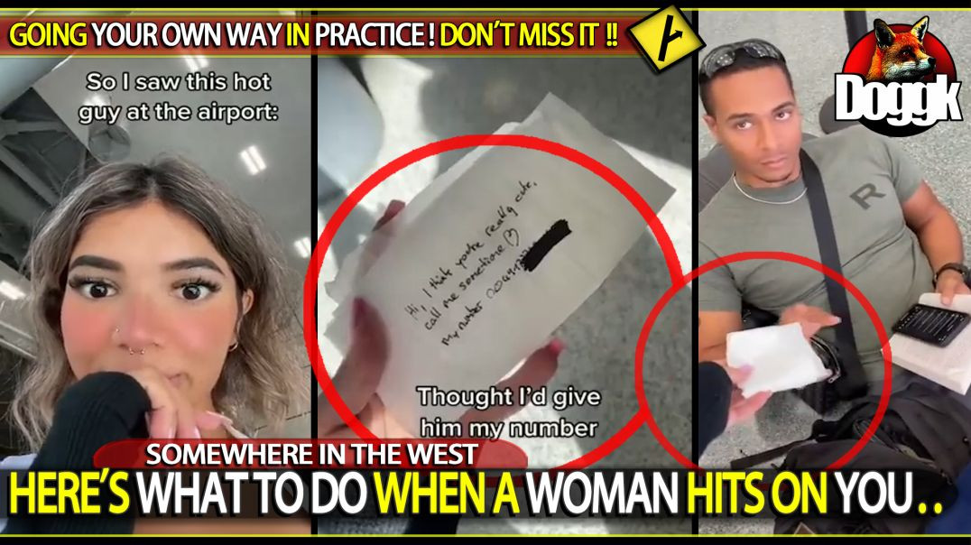 HERE'S WHAT TO DO WHEN A WOMAN HITS ON YOU.. >> THE MGTOW ATTITUDE !! <<