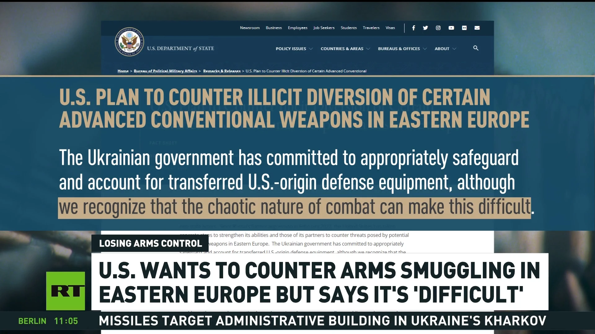 US struggles to counter arms smuggling in Eastern Europe