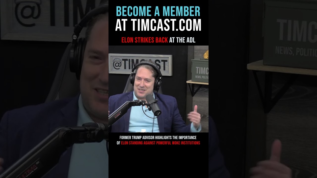 Timcast IRL - Elon Strikes Back At The ADL #shorts