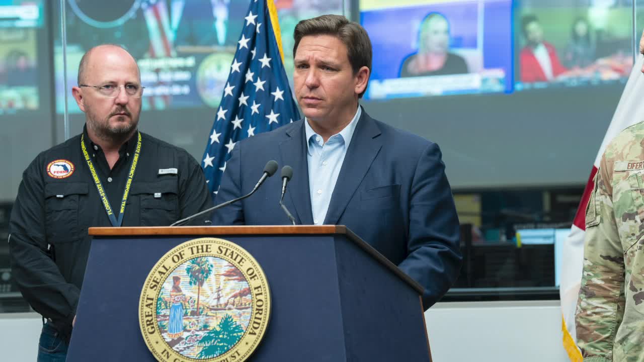 Governor DeSantis Delivers an Update on Tropical Storm Nicole