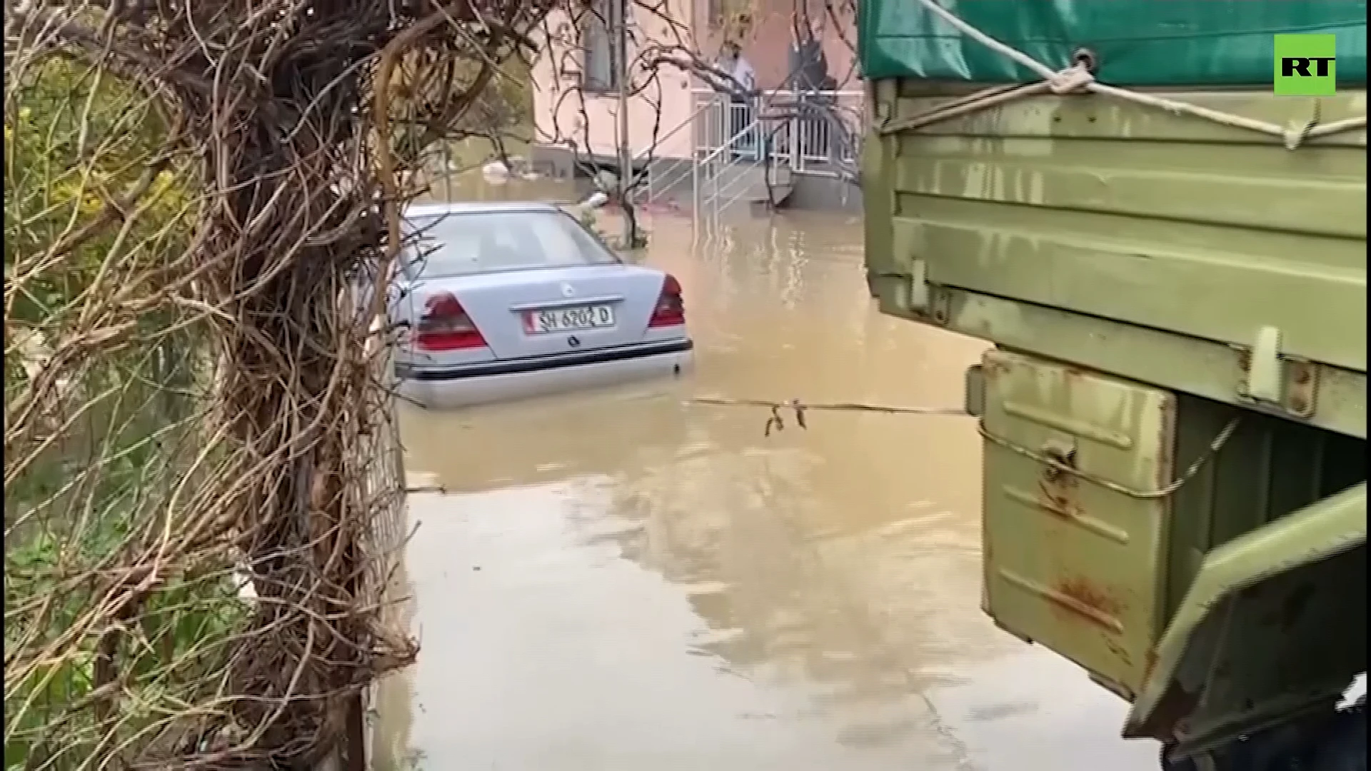 Roads flooded, power cut: Heavy rains inundate western Albania