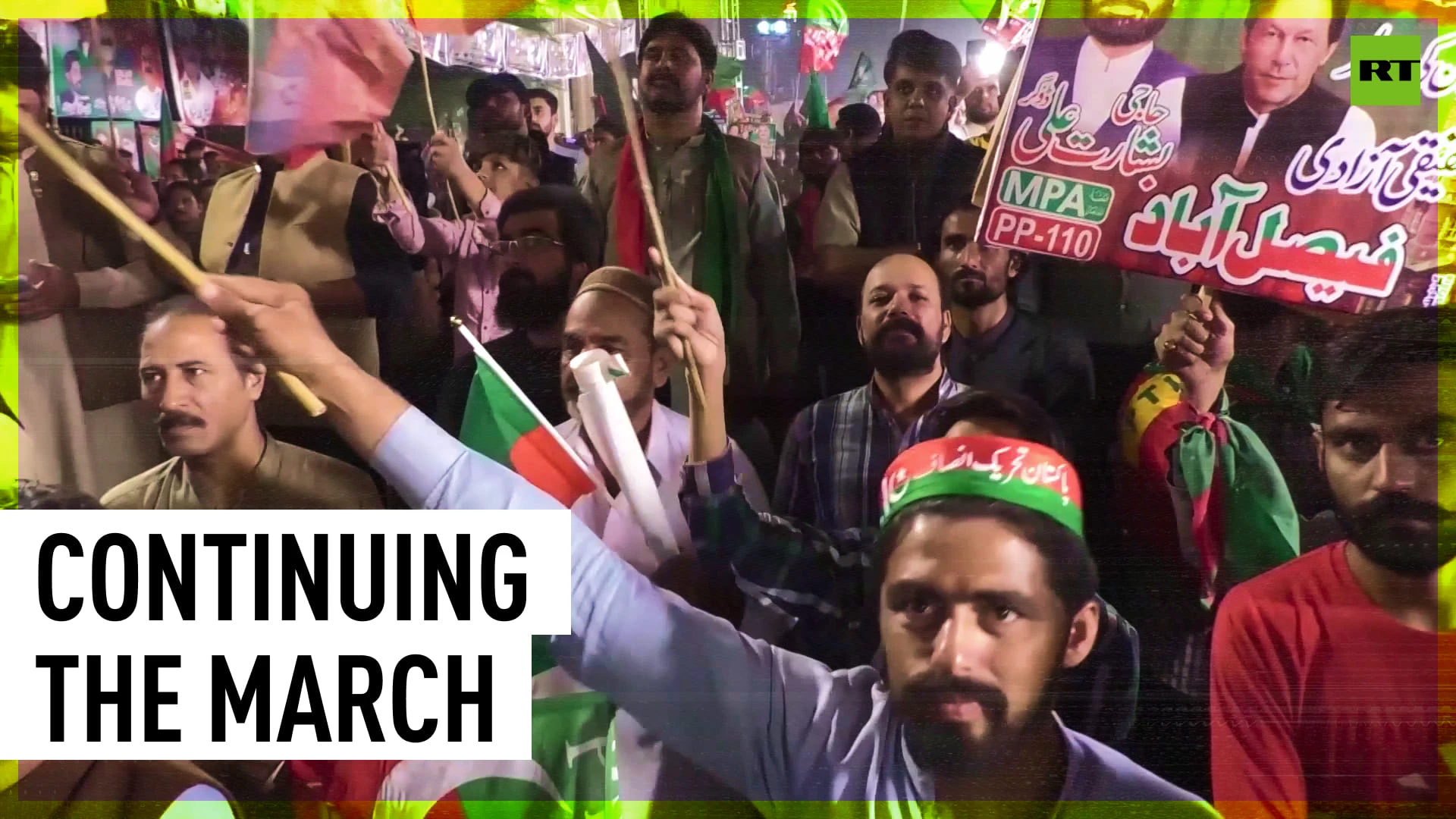 Supporters of ousted PM Imran Khan continue march to Islamabad