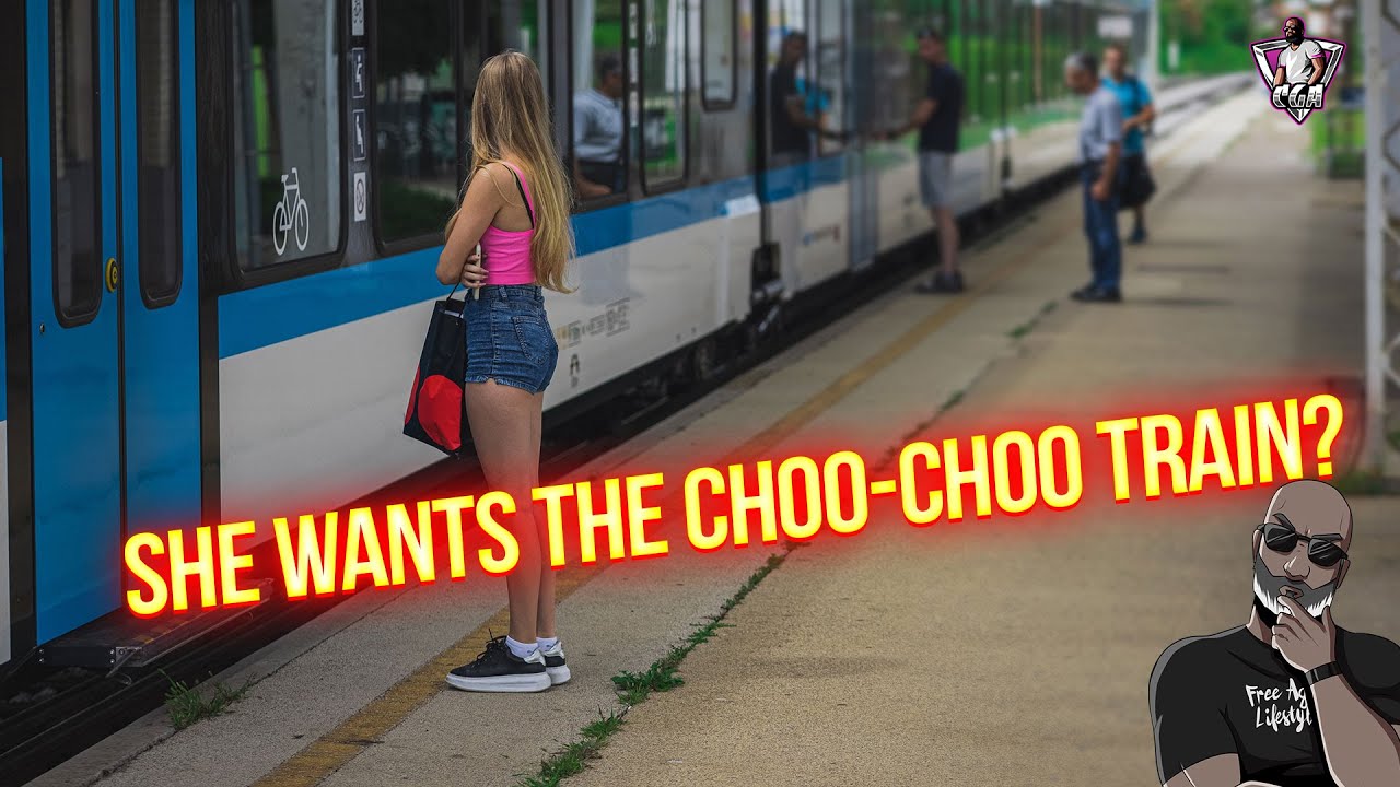 Cute TikTok Girl Says She Wants The Choo Choo Train Ran On Her