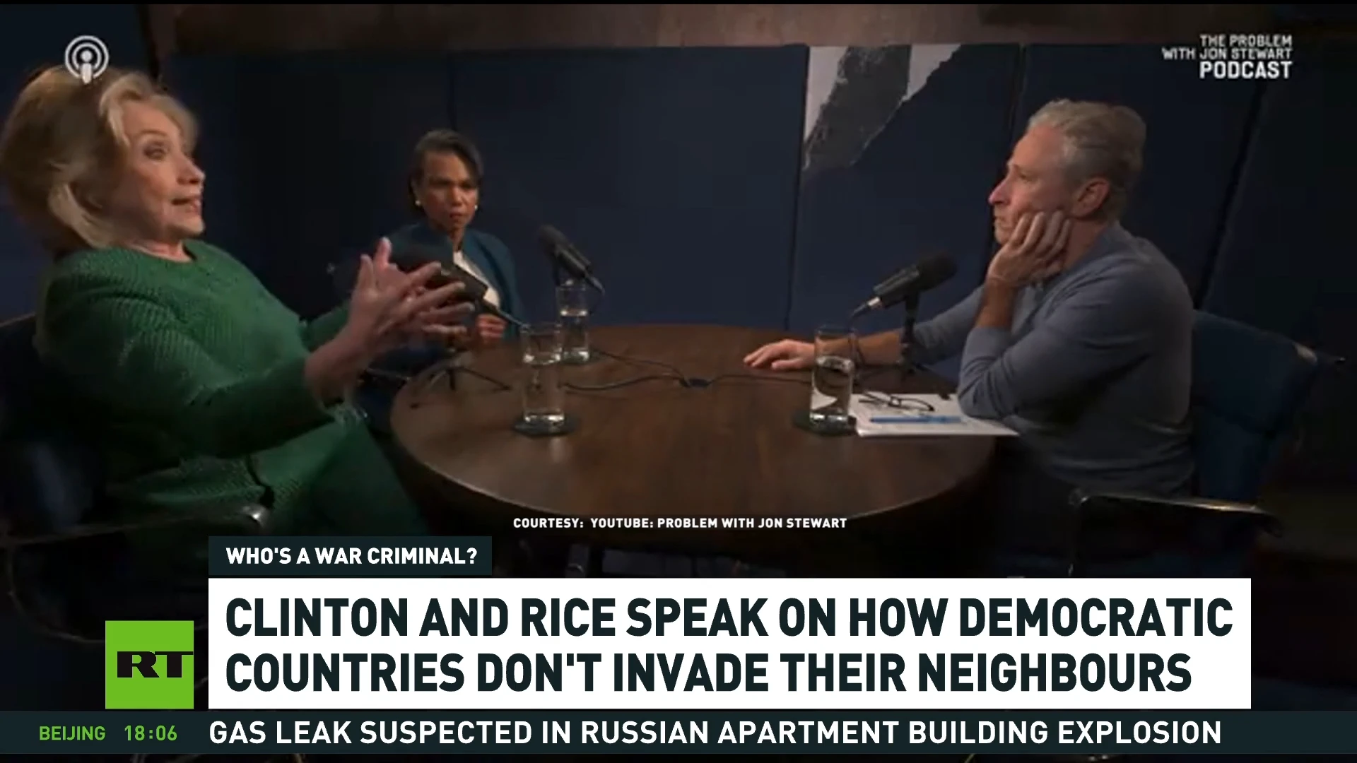 Clinton & Rice justify US invasions while condemning Russia