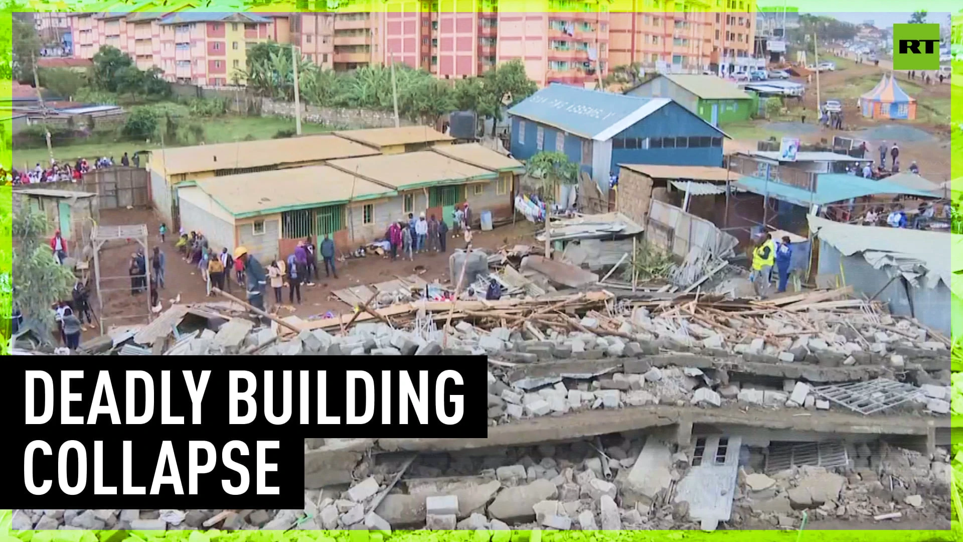 Two people killed after multi-story building collapse in Kenya