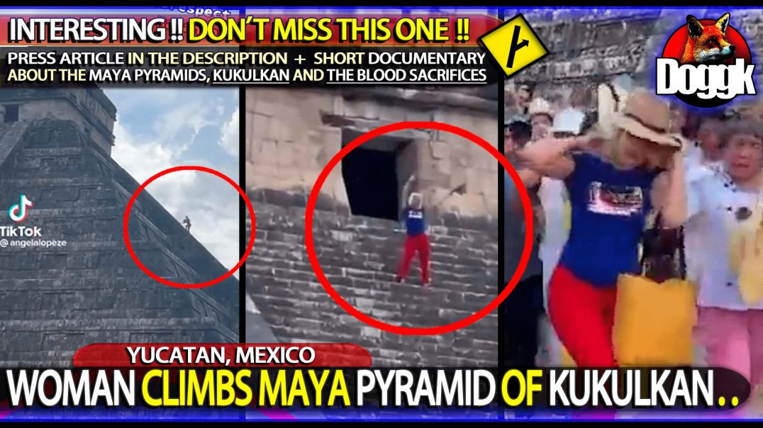 WOMAN CLIMBS MAYA PYRAMID OF KUKULKAN + SHORT INTERESTING DOCUMENTARY ! (YUCATÁN, MEXICO)