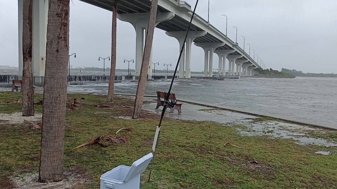 Fishing In The Middle Of Hurricane Nicole