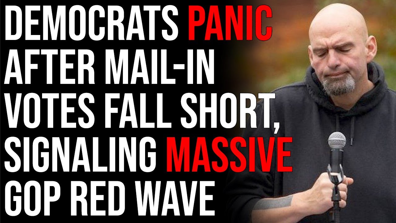 Democrats Panic After Mail-In Votes Fall Short, Signaling MASSIVE GOP Red Wave