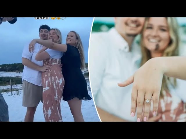 Her Friend Pretends To Be Engaged!