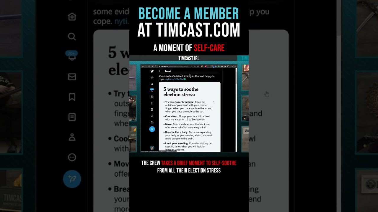 Timcast IRL - A Moment Of Self-Care #shorts
