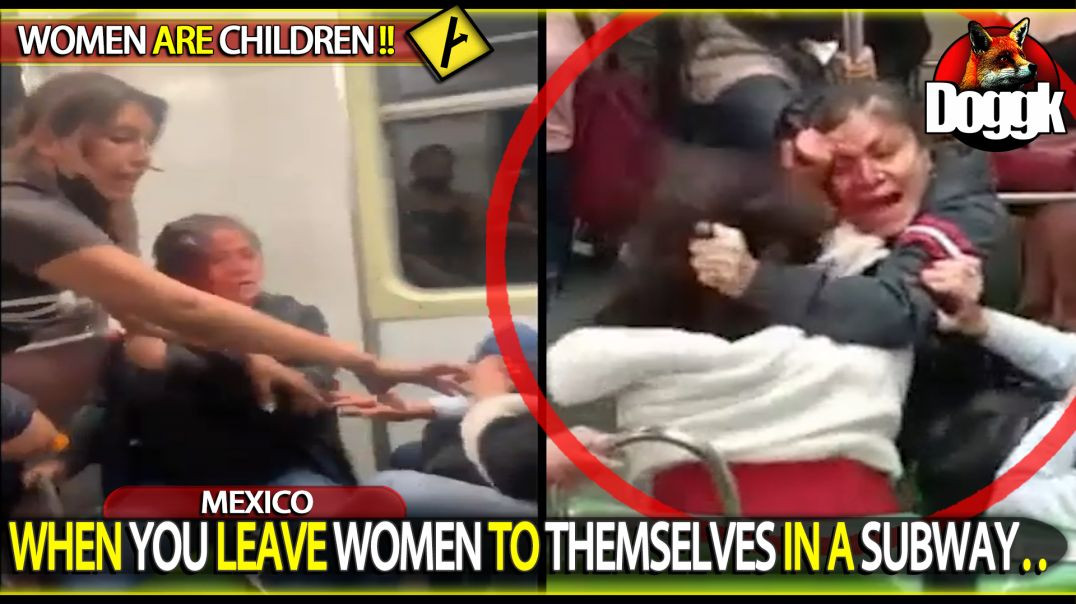 WHEN YOU LEAVE WOMEN TO THEMSELVES IN A SUBWAY.. (MEXICO)