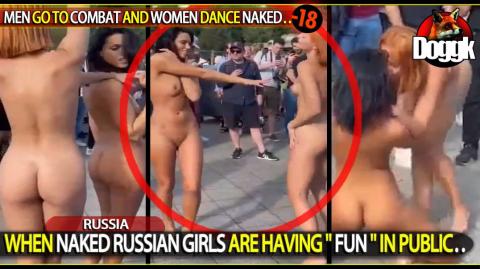 WOMEN WALKING NAKED IN PUBLIC....