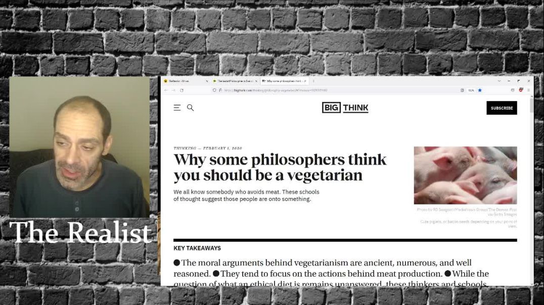 Vegan Philosophers Say "Don't Eat Meat!" WTF?