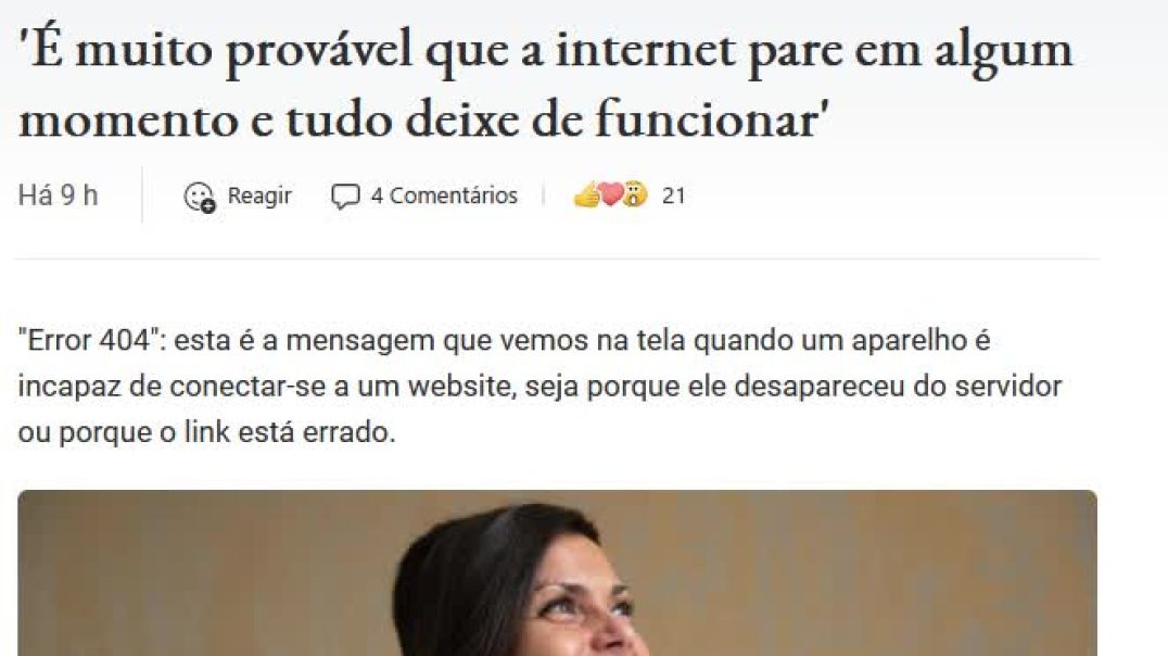 Uma hora a INTERNET ira parar de FUNCIONAR