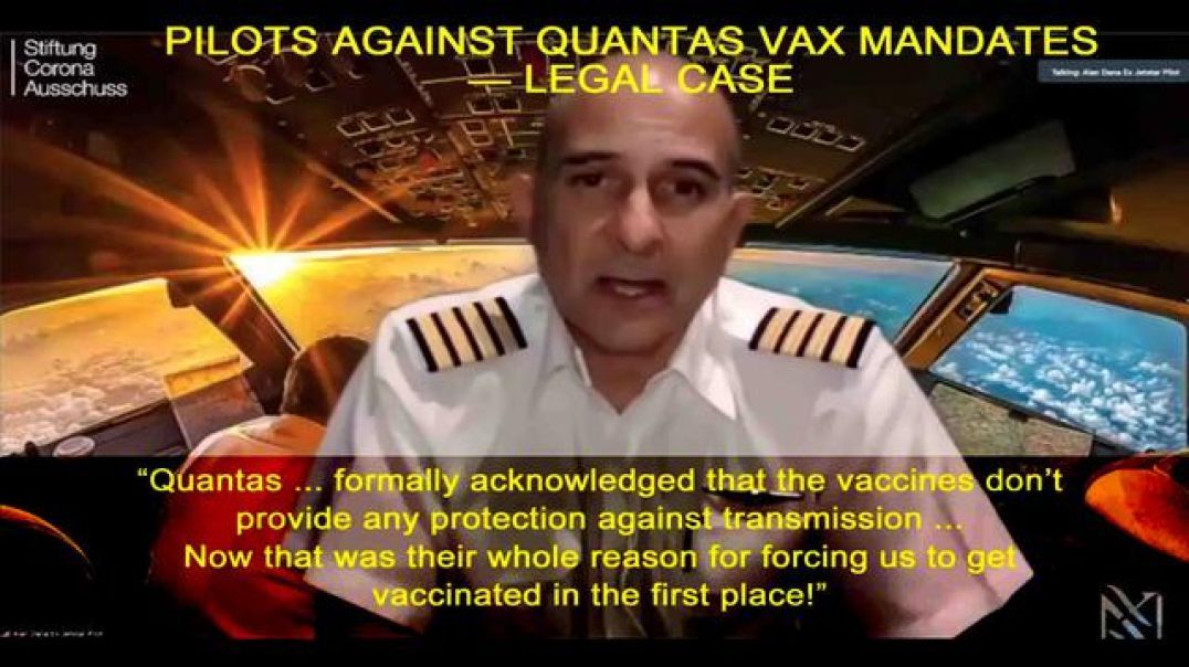 Pilots vs. Quantas Mandates -Dec 9 2022 - (EXCERPT, link in the description to full video).