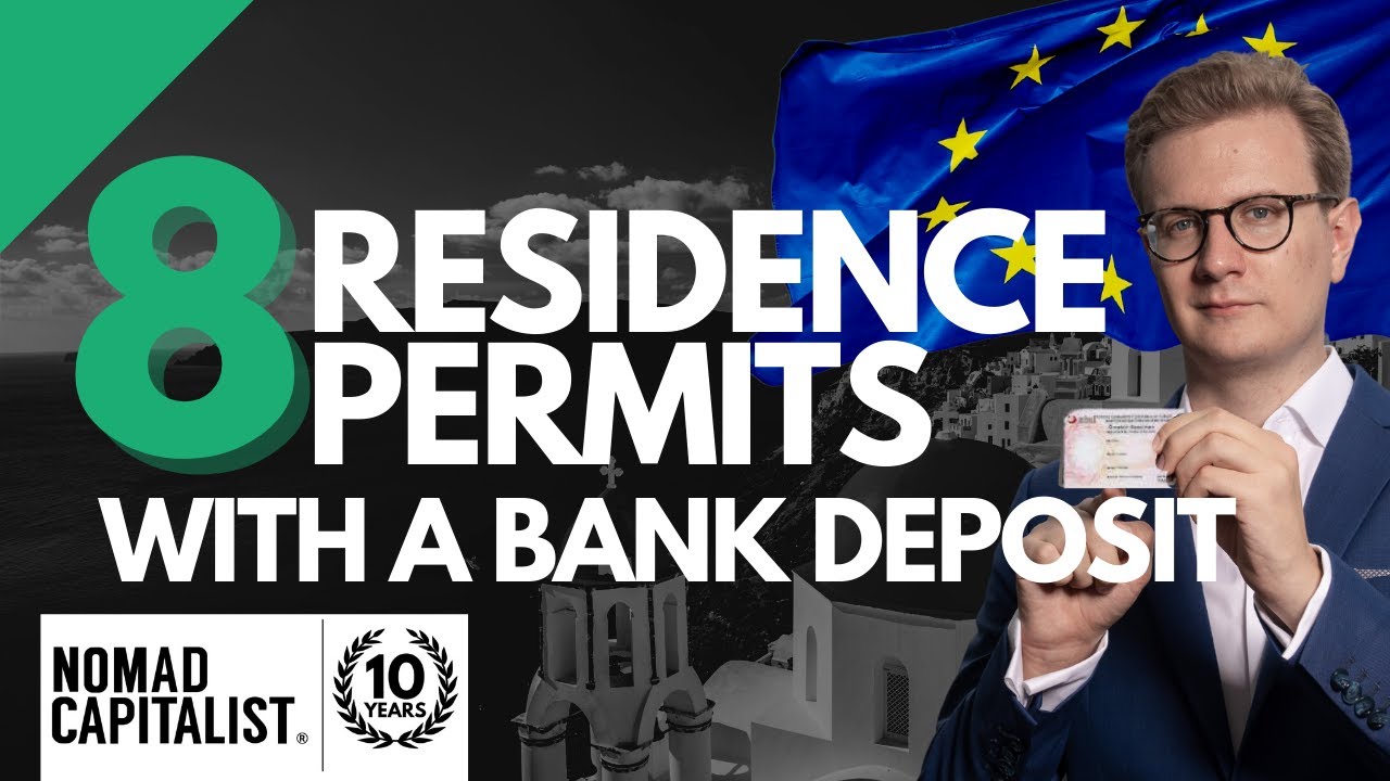 Eight European Residence Permits with Bank Deposit