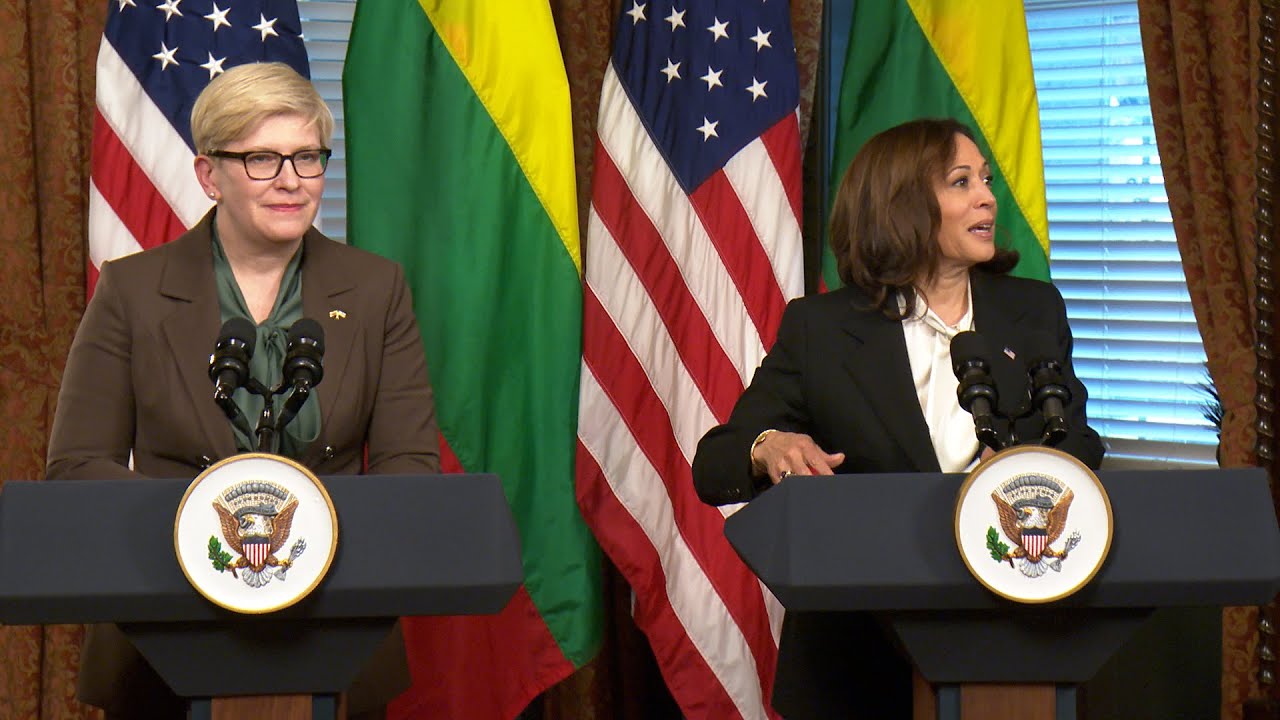 Vice President Harris Meets with Prime Minister Ingrida Šimonytė of Lithuania