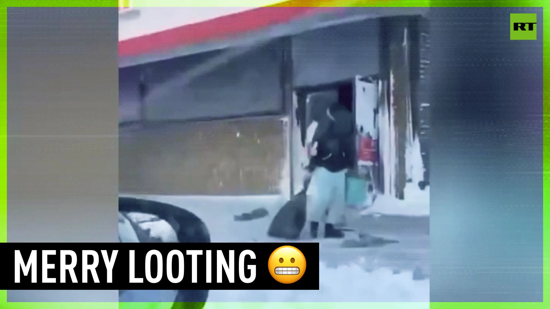 Looting spreads in New York State after snowstorm