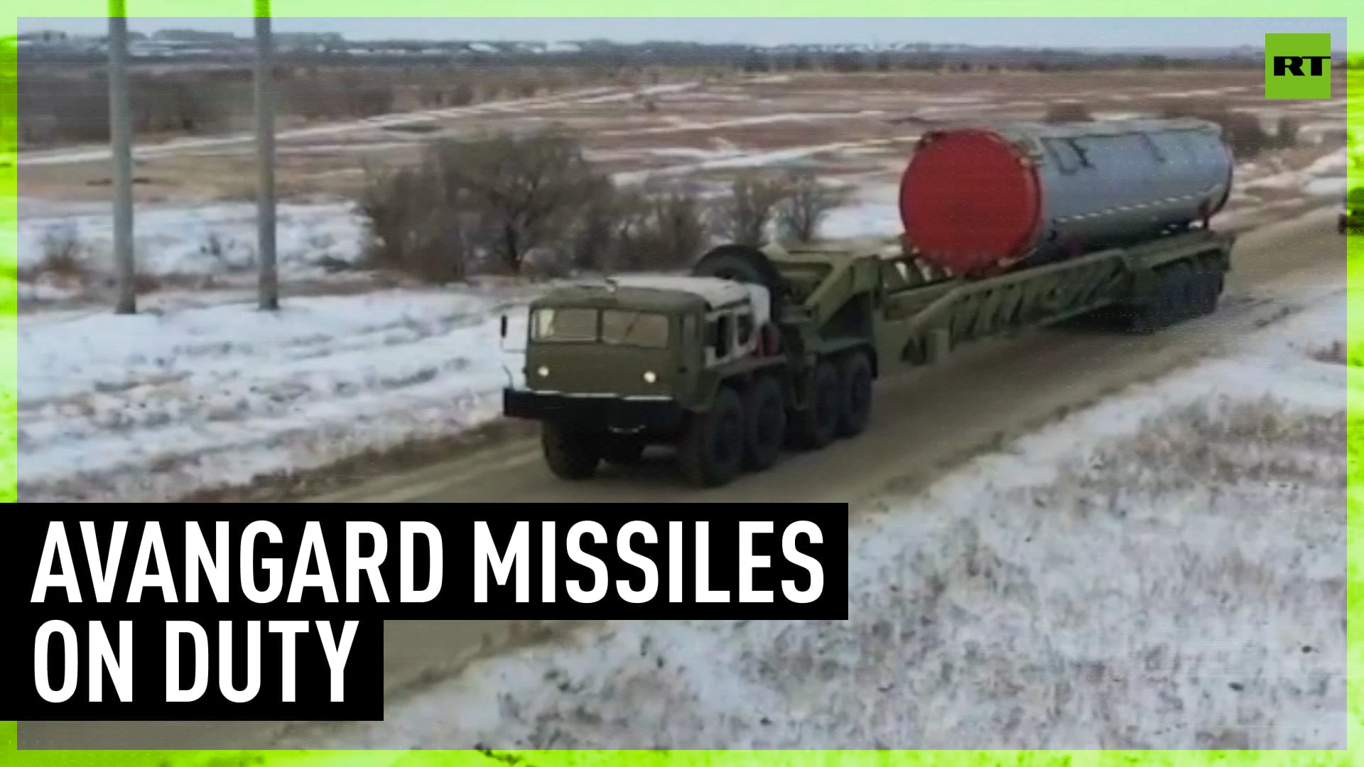 Avangard missile system on combat duty