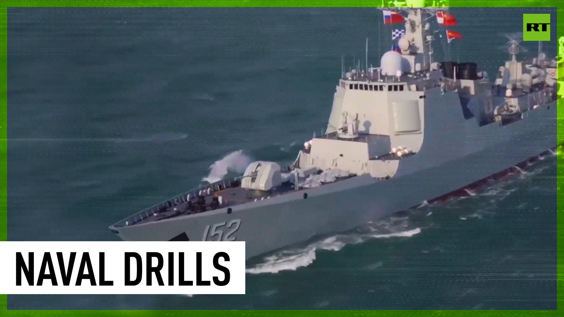 Chinese and Russian navies engage in joint maneuvers