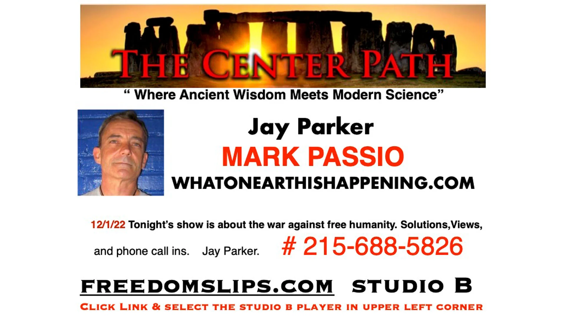 Mark Passio - Center Path - 2022-12-01