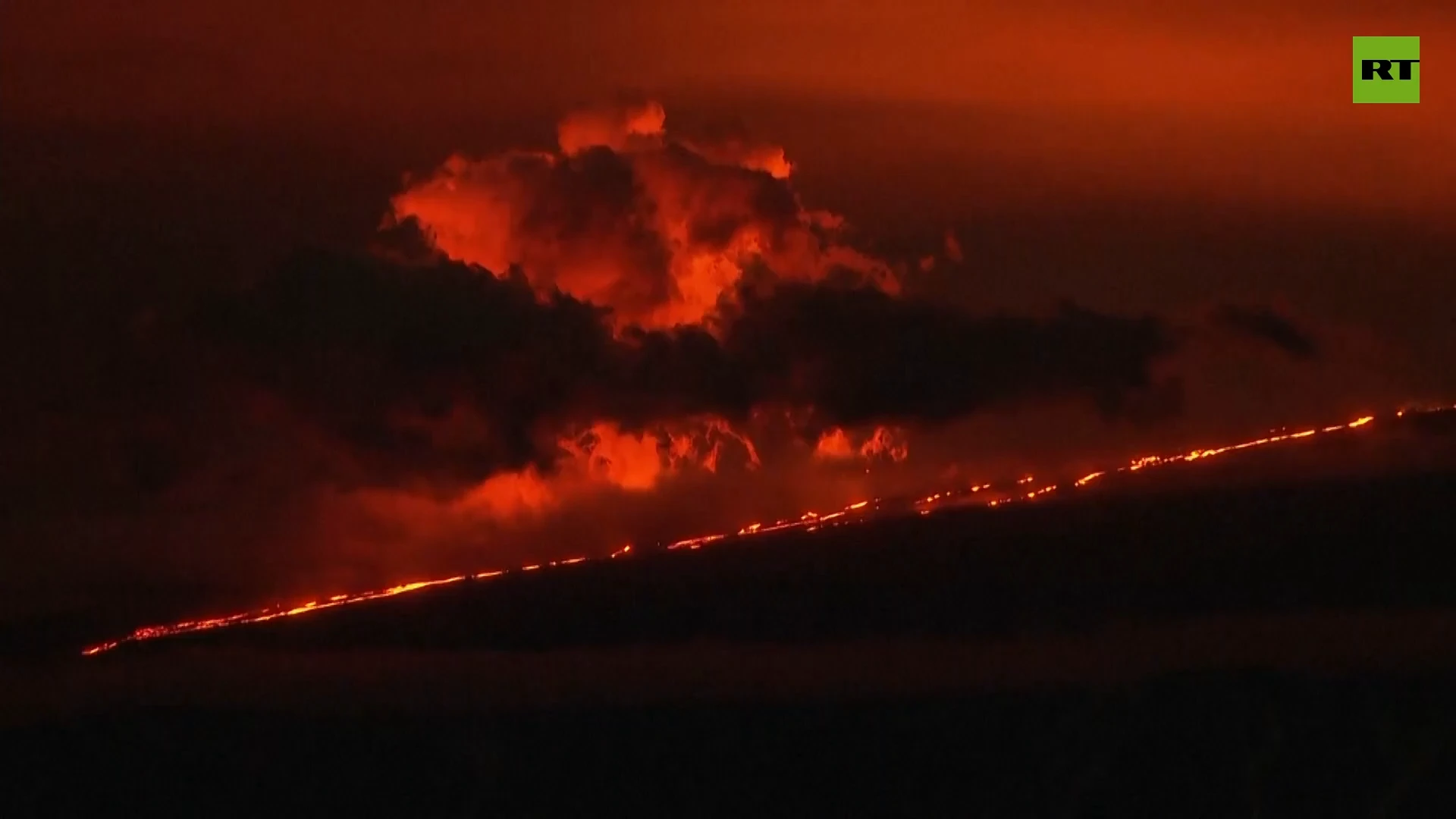 Hawaii’s Mauna Loa volcano keeps spewing lava