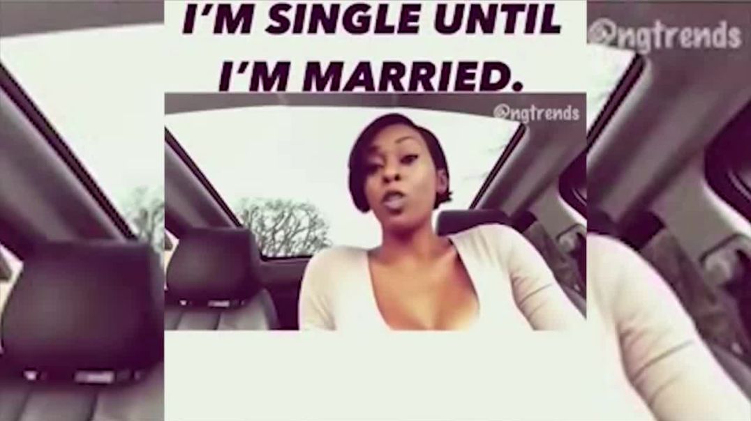 shes single until shes married???!?!?!