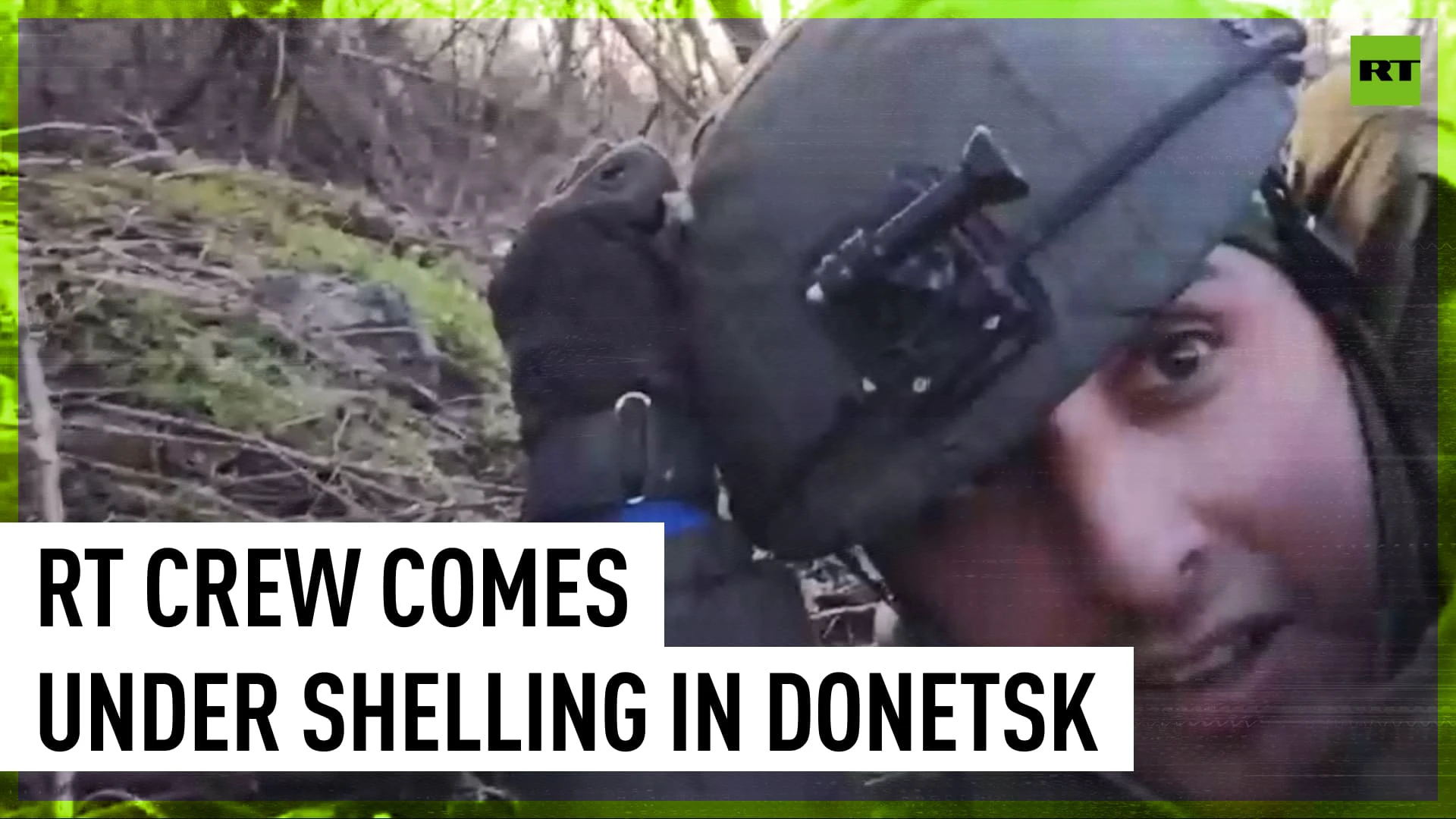 RT crew comes under shelling in Donetsk