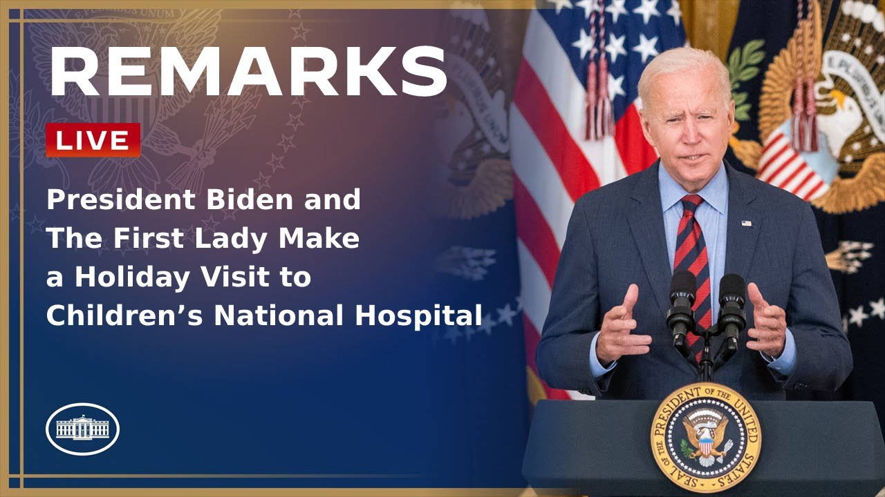 President Biden and The First Lady Make a Holiday Visit to Children’s National Hospital