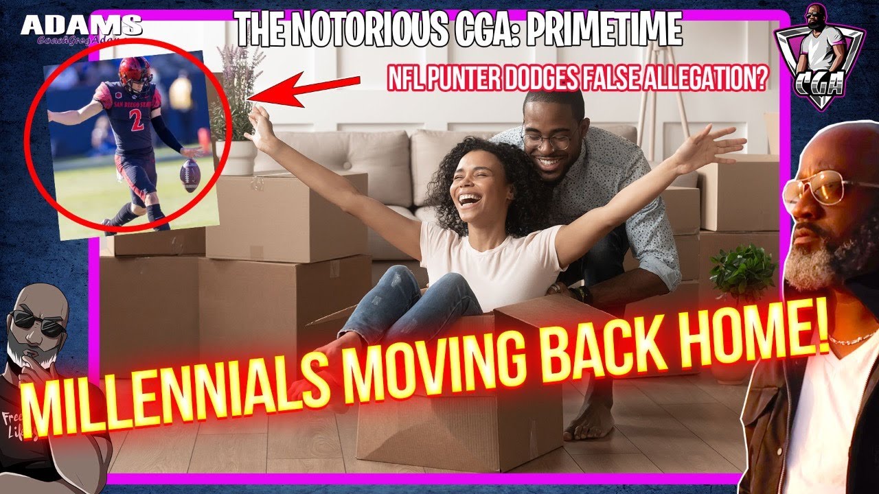 MASSIVE Numbers Of Millennials Are Moving Back In With Parents | NFL Punter Dodges False Alligator?