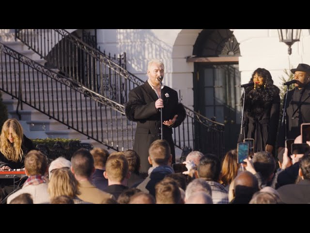 Sam Smith Performs at the Respect for Marriage Act Signing