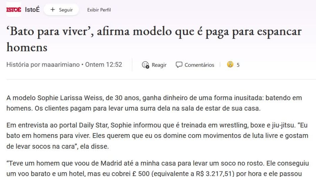 Mulher Bate em HOMENS que tem FETICHE de APANHAR DE MULHER e ganham DINHEIRO