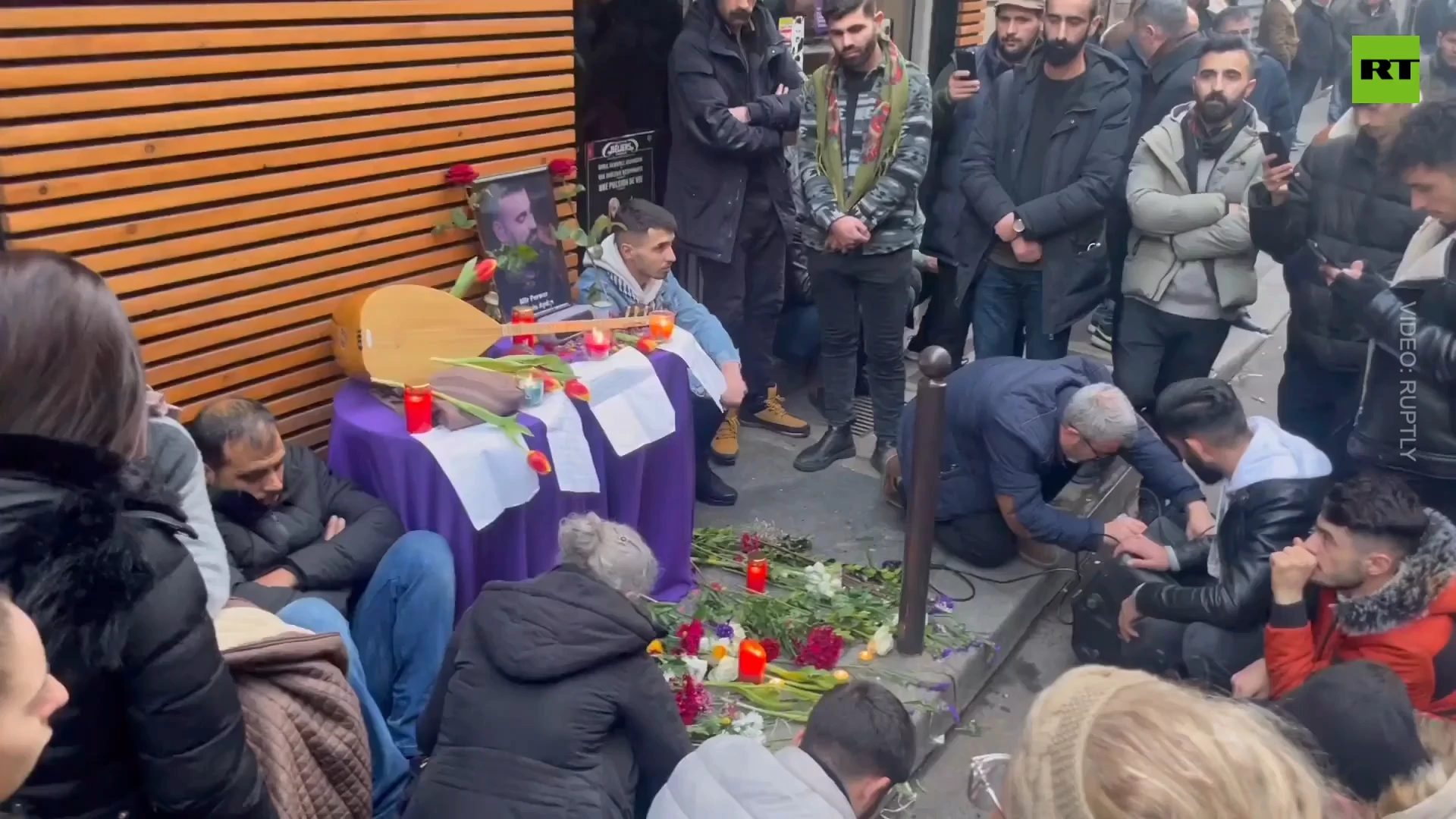 Vigil for victims of Kurdish center shooting held in Paris