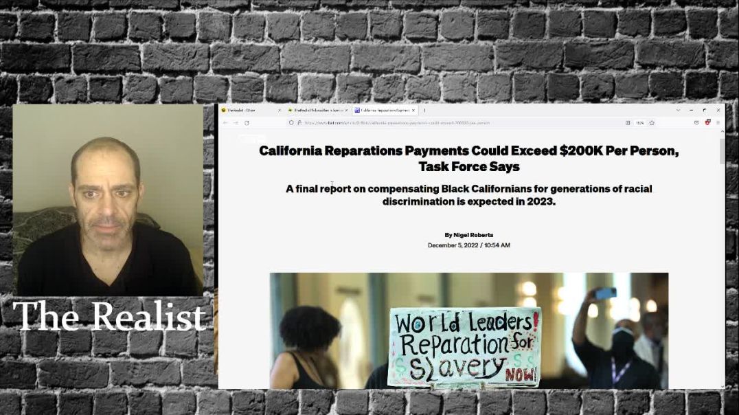 California To Pay $223,000 To Every Black Person - WTF?