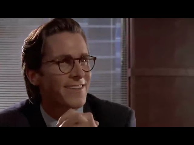 Patrick Bateman Shows Off His ALLY Card