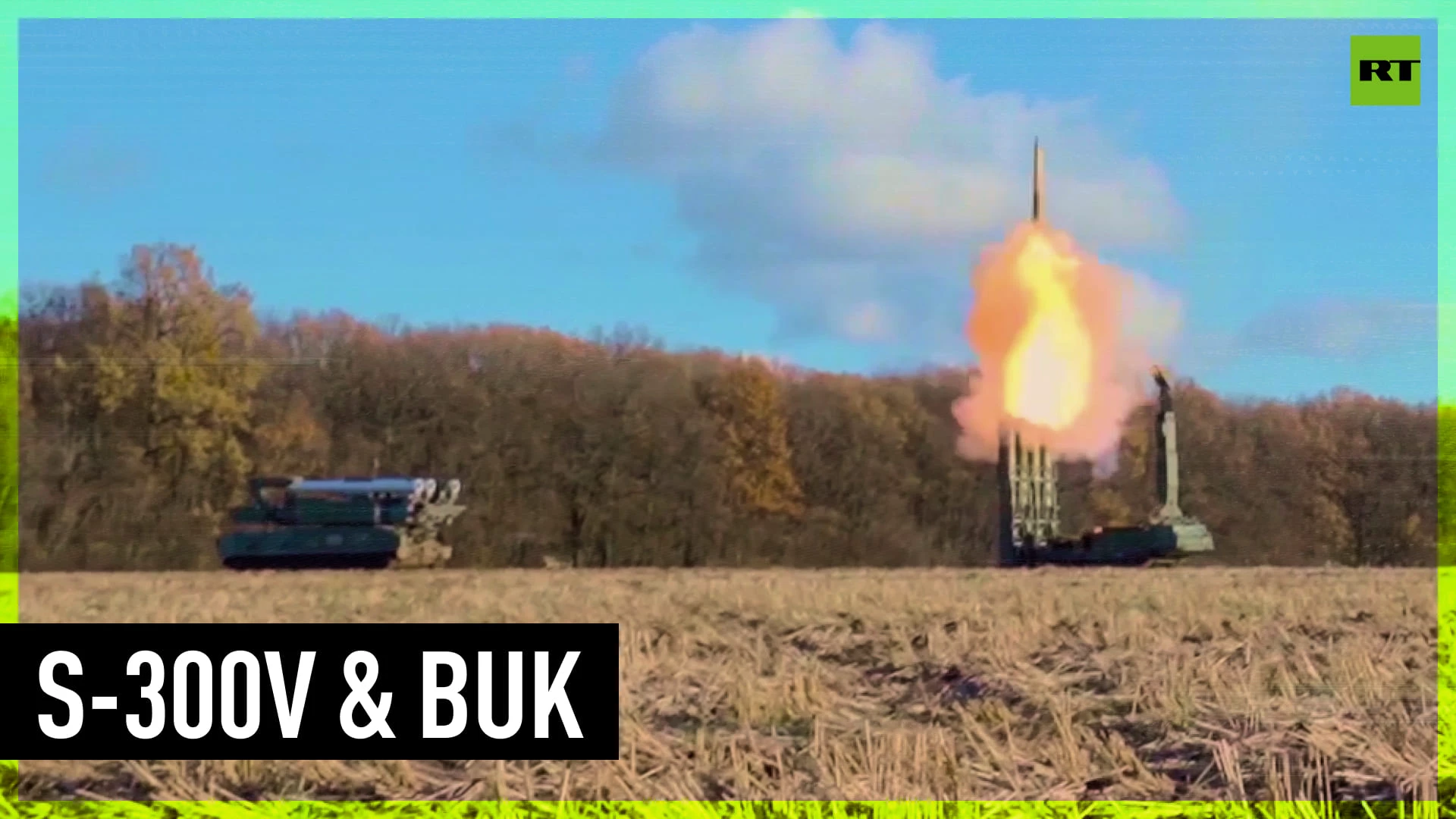 Russian S-300V, Buk missile systems on combat duty