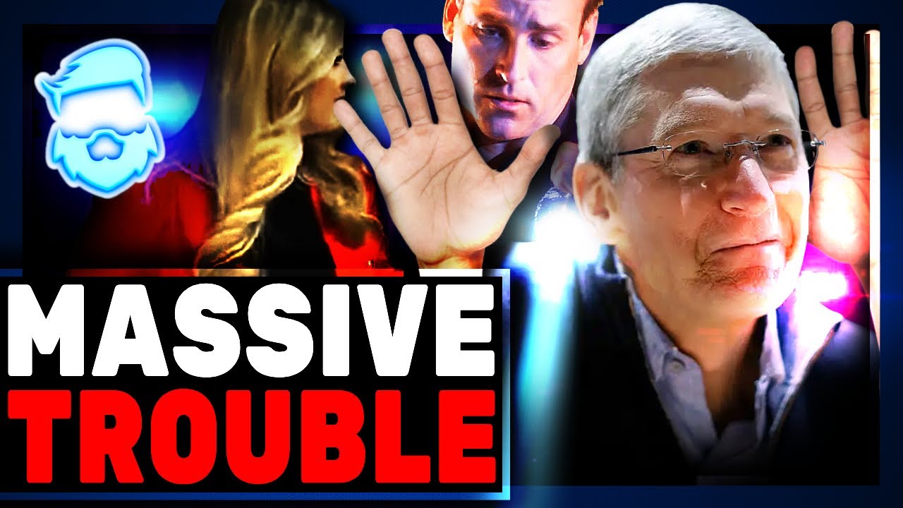 Apple CEO Runs In Fear As He Is Questions About Shutting Down Chinese Protests & Human Rights!