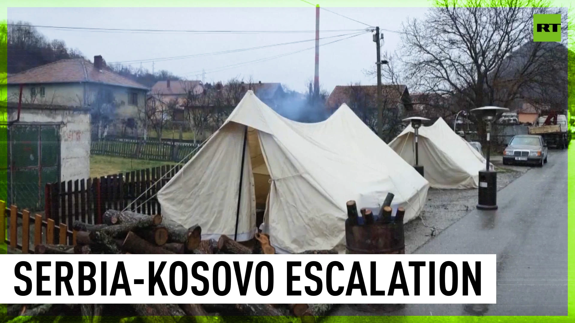 Roads blocked in Kosovo as Serbia tensions escalate