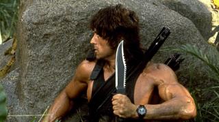Knives. No Rambo here.