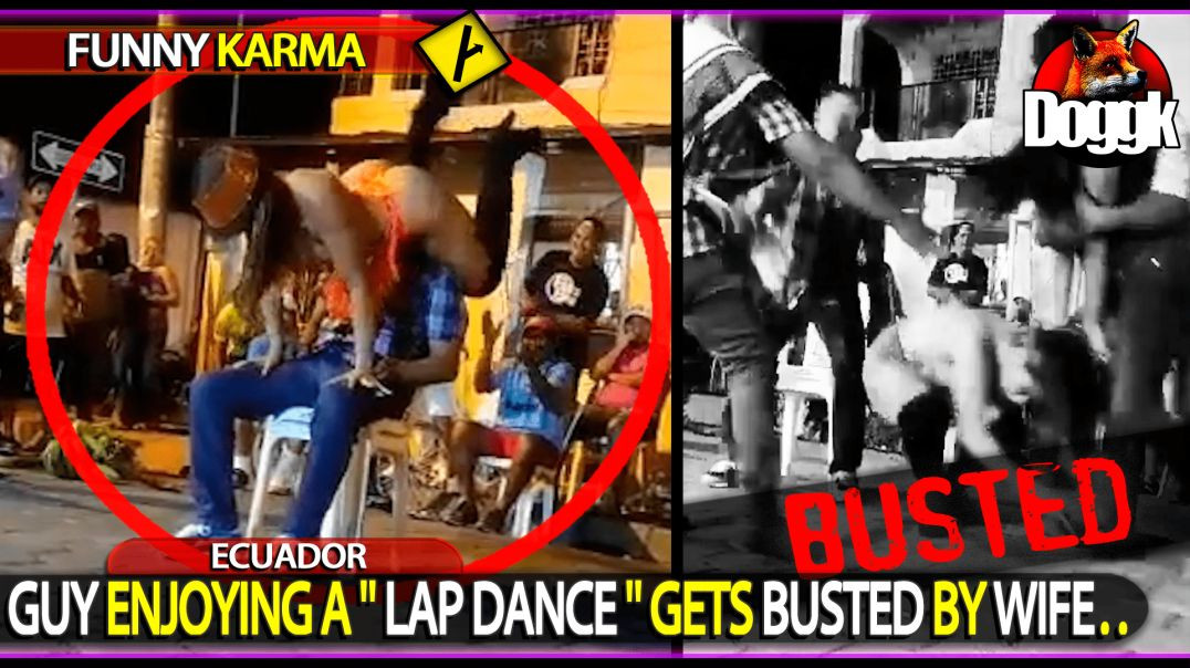 GUY ENJOYING A " LAP DANCE " BUSTED BY WIFE.. (ECUADOR)