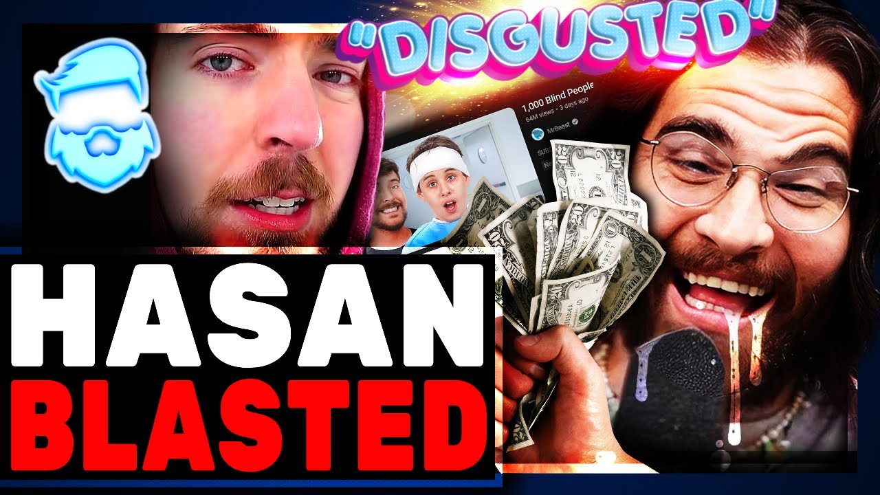 Mr Beast BLASTS Hasan & Other Leftists WHINING About Him Curing 1000 Blind People! MrBeast Wins!