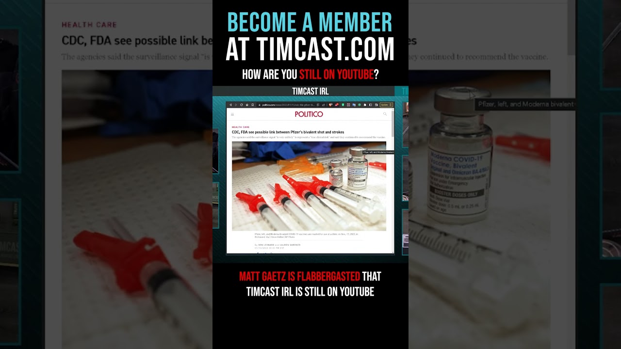 Timcast IRL - How Are You Still On YouTube? #shorts