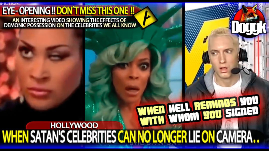 ▶ WHEN SATAN'S CELEBRITIES CAN NO LONGER LIE ON CAMERA.. (HOLLYWOOD) >> EYE-OPENING VIDEO !!