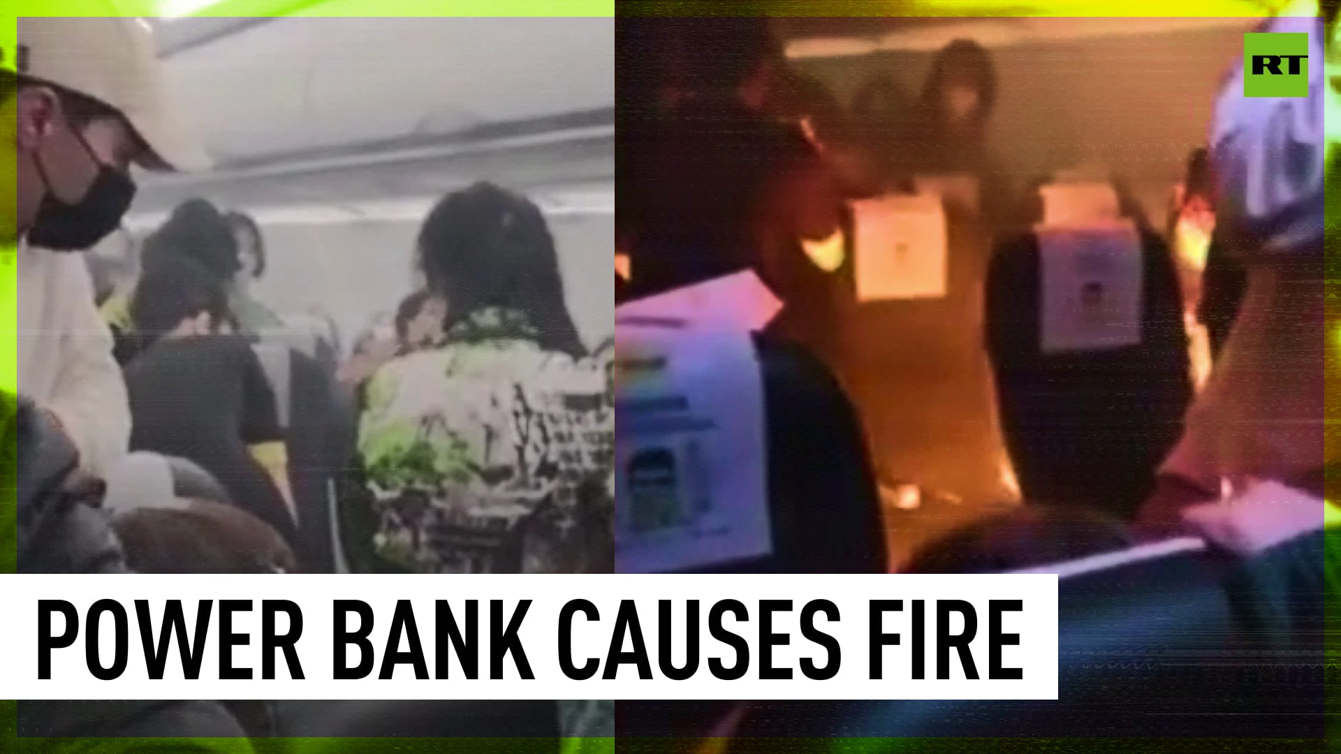 Power bank explodes on Airbus A320 plane