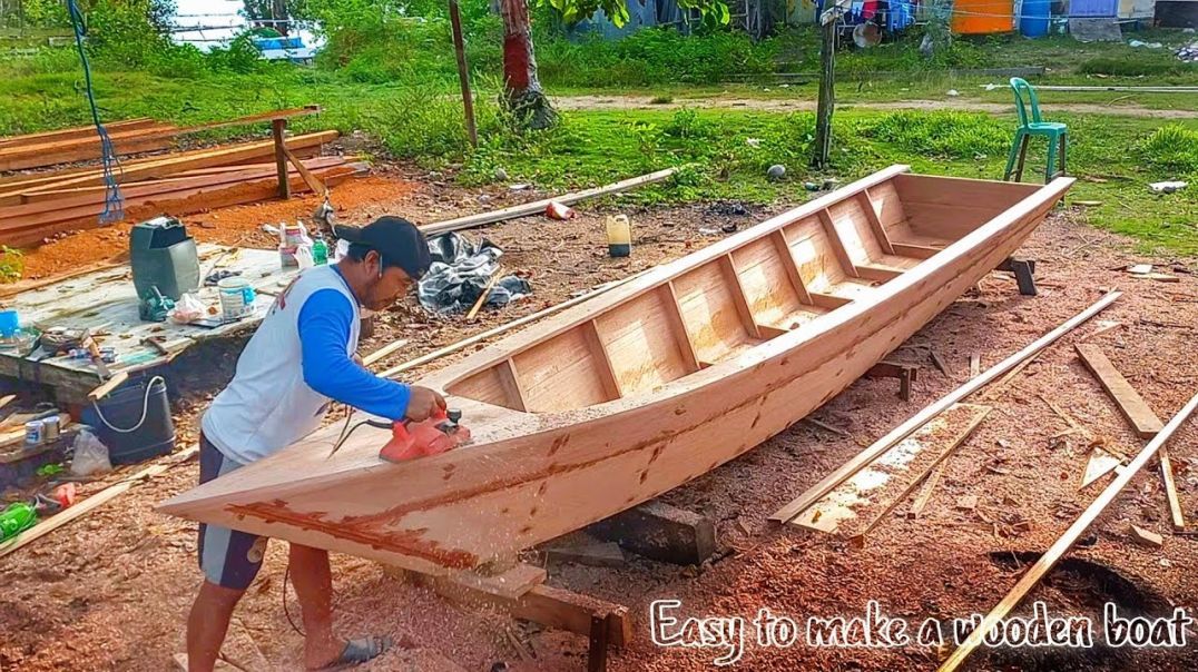 Cara mudah membuat perahu kayu