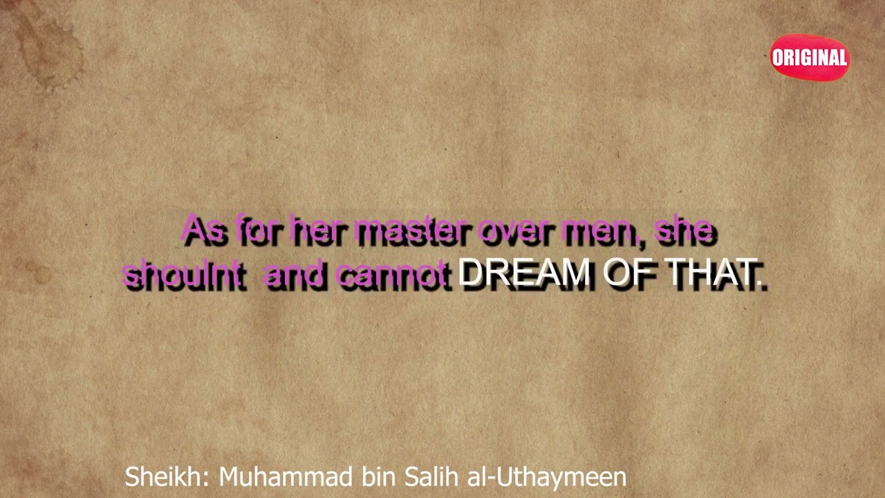 #islam Be Careful Of Obeying Women