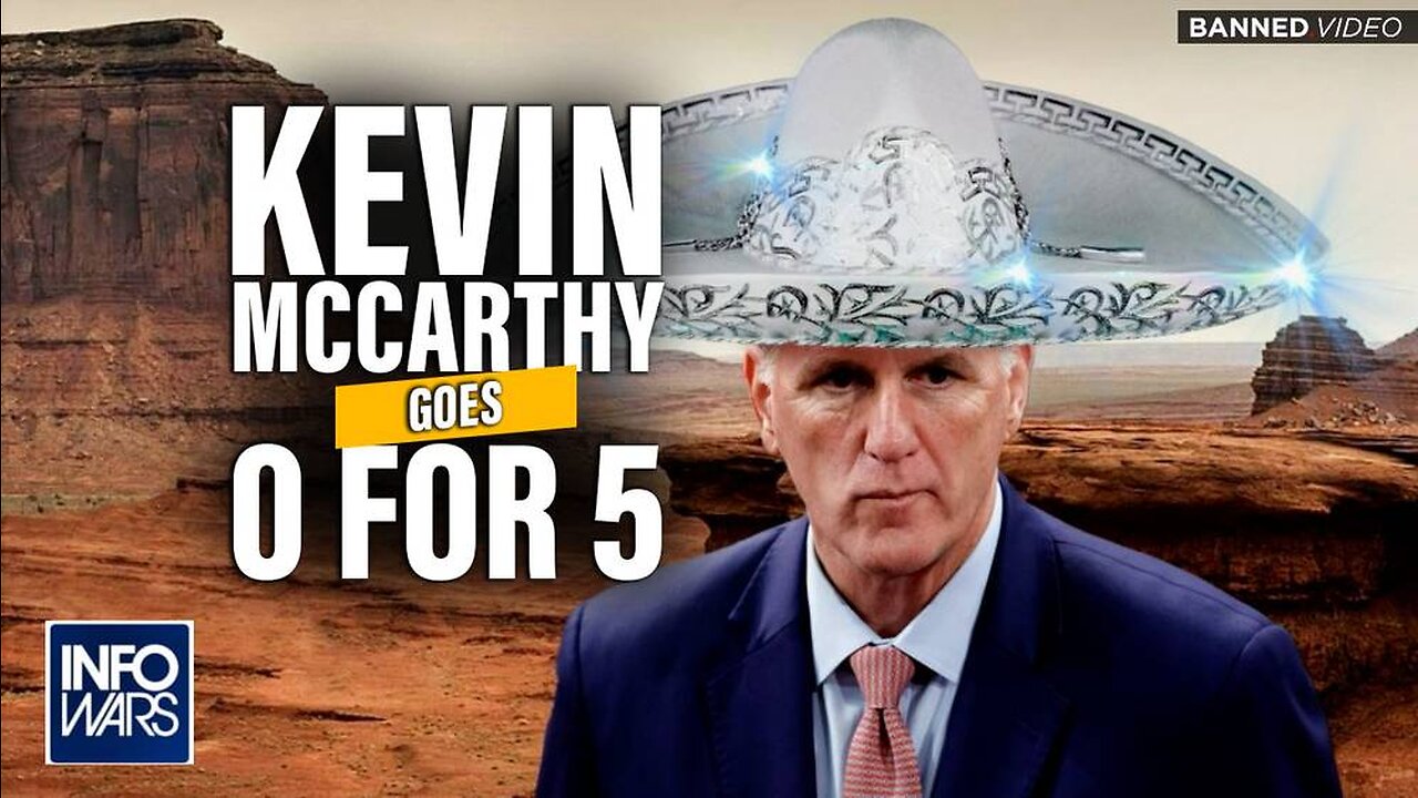 Kevin McCarthy Accomplishes Rare Platinum Sombrero After Going 0 For 5 Trying To Become Speaker