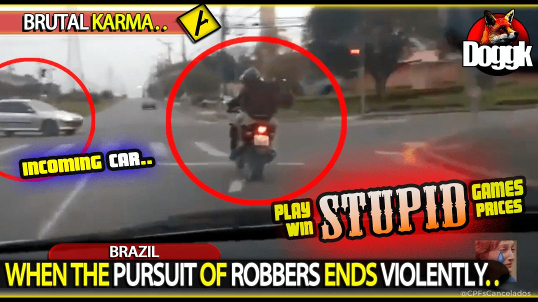 WHEN THE PURSUIT OF ROBBERS ENDS VIOLENTLY.. (BRAZIL)